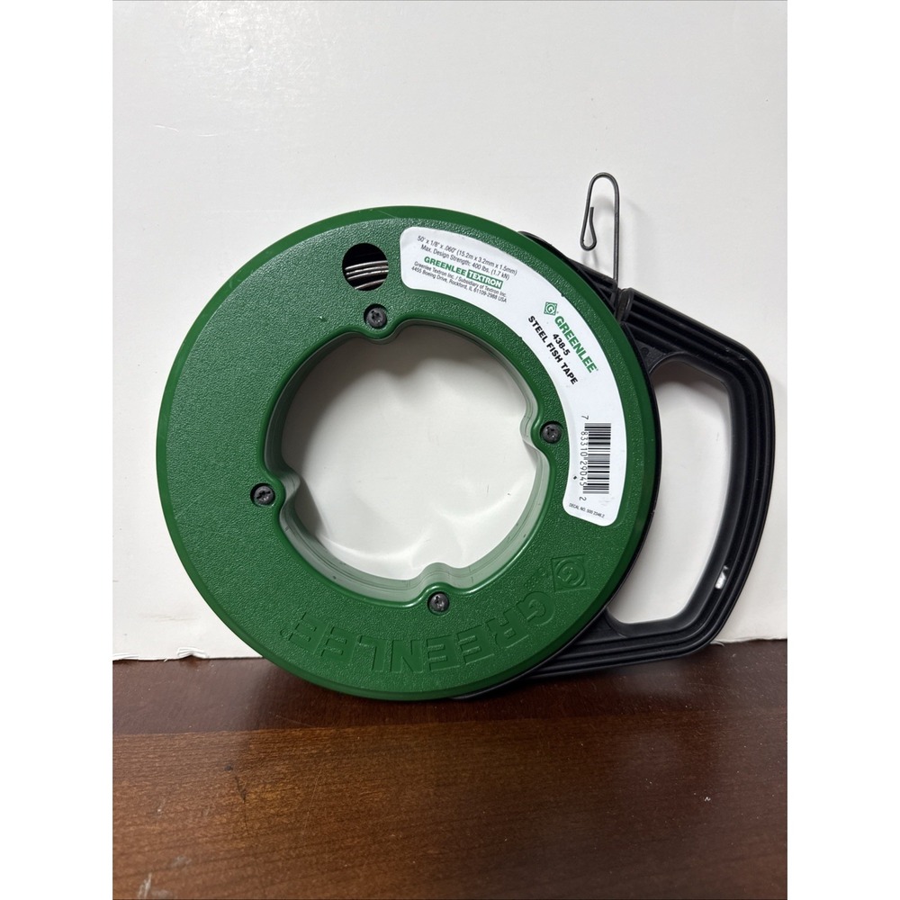 GREENLEE 438-5 Steel Fish Tape Wall Snake ‎ 50'x 1/8"x .060